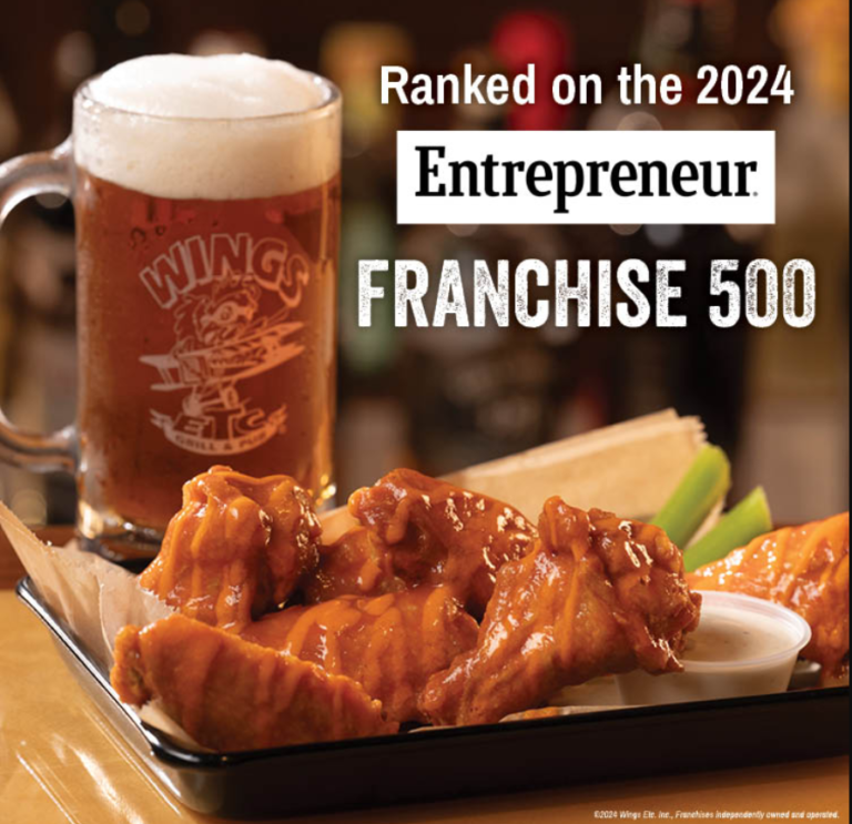 Wings and more receive awards from Entrepreneur Magazine